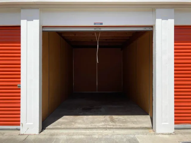 An empty storage unit at a Public Storage branded facility. Self-storage quality assurance for owners