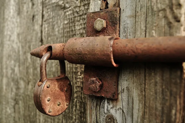 lock, rusted, barn, shed, iron, vintage, padlock, grungy, closed, brown closed, barn, shed, shed, shed, shed, shed, closed. Self-Storage Business Insurance: Exposures and Exclusions