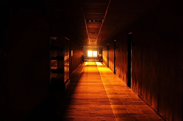 corridor, light, hallway, alley, orange. Self-storage marketing as a funnel: demand, measurement, and concession math